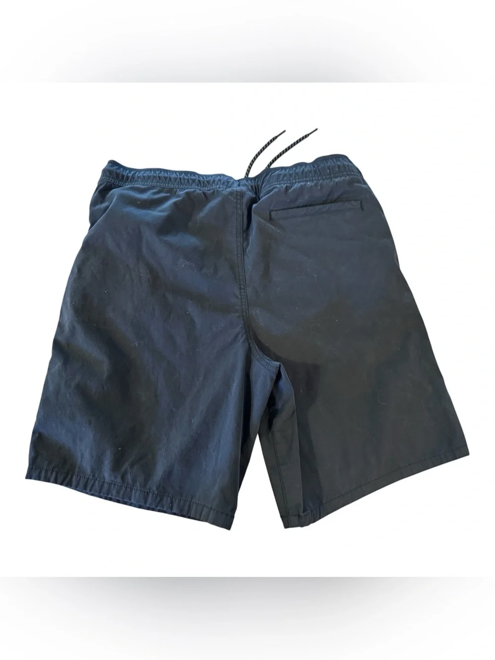 Urban Pipeline Black Men’s Black Hybrid Shorts Size 33 Drawstring Zip Pocket